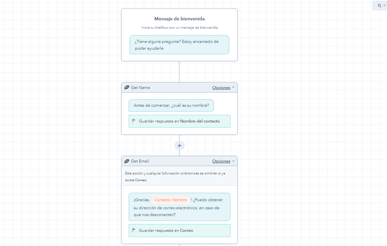 configuración chatbot Hubspot