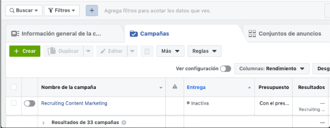 Messenger ads de Facebook