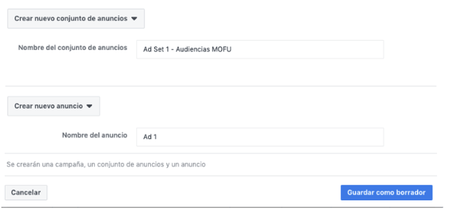 Messenger ads de Facebook