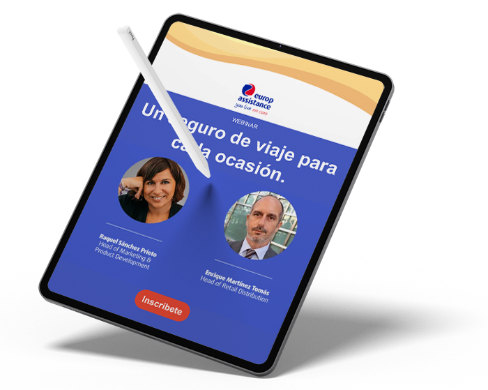 Webinars por perfil de intermediario.
