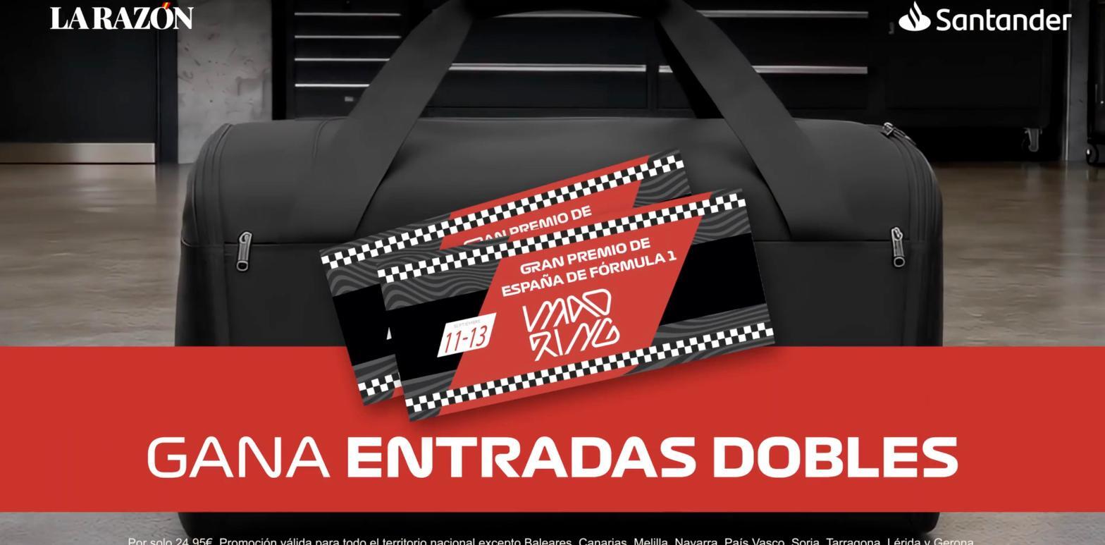 Entradas dobles para el Gran Premio de España de Fórmula 1