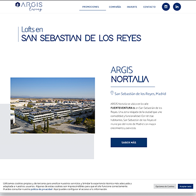 pagina web de argis